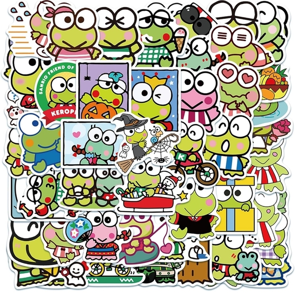 Keroppi Sticker Pack - Multicolor - Picture 1 of 9